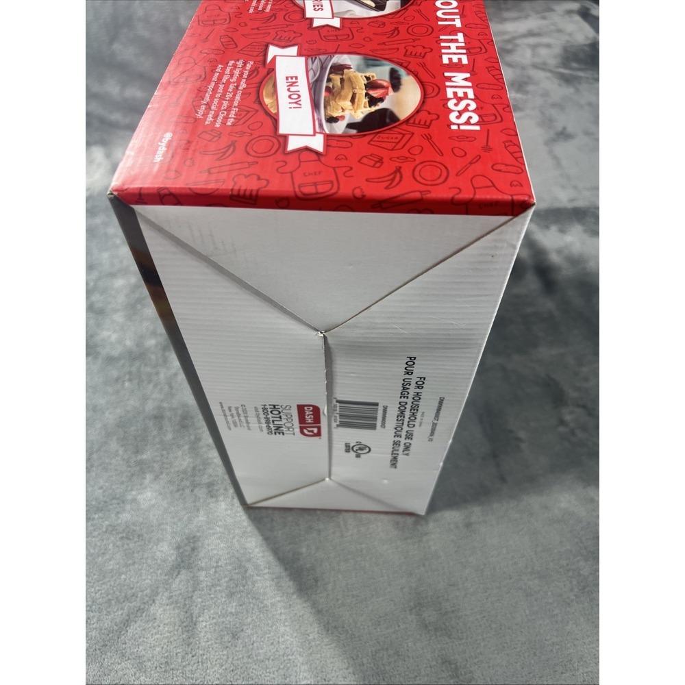 Dash No Drip Waffle Maker Non-Stick Easy Wipe Clean 1200 Watt Black Graphite NEW - Picture 8 of 10